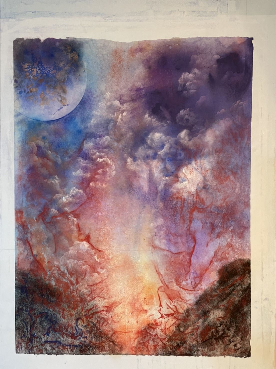 膠彩畫家林錦芳 以自然為靈感的畫作體現人與自然和諧共存 膠彩畫家林錦芳 以自然為靈感的畫作體現人與自然和諧共存