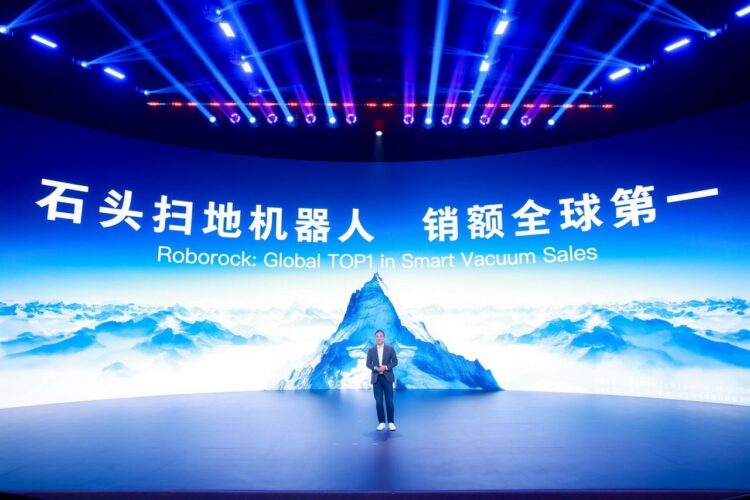 Roborock石頭科技國際發表會上揭示　掃地機器人銷售排行全球第一