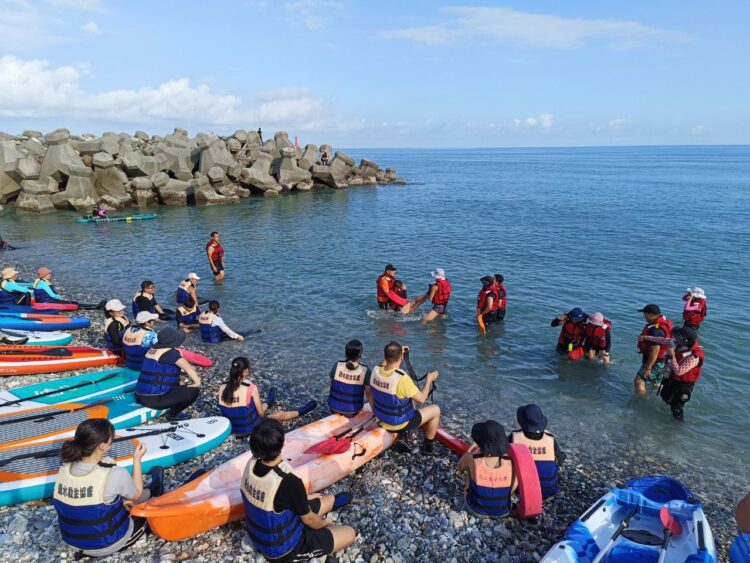 宣導水域遊憩活動安全 花蓮縣府辦理水域遊憩活動救生演練