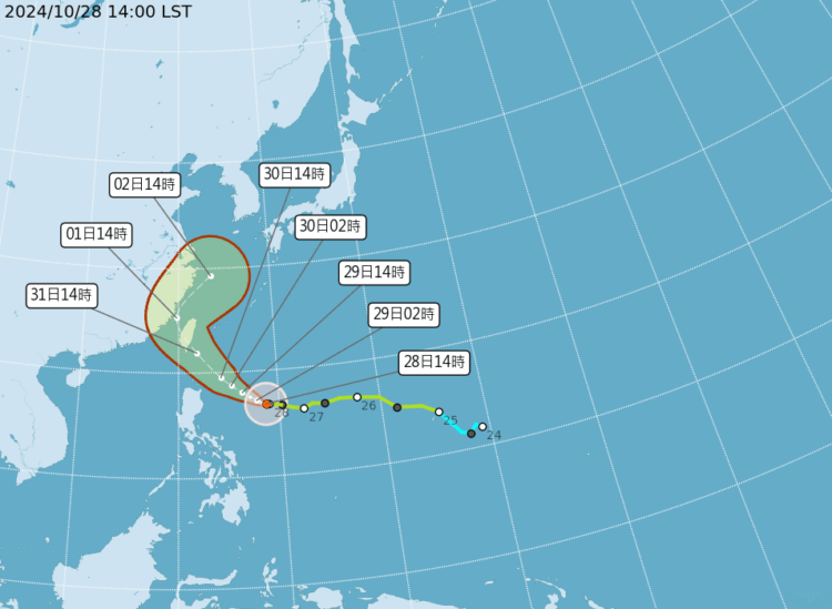 影音/颱風康芮逐漸逼近臺灣 週四、週五全臺戒備 影音/颱風康芮逐漸逼近臺灣 週四、週五全臺戒備