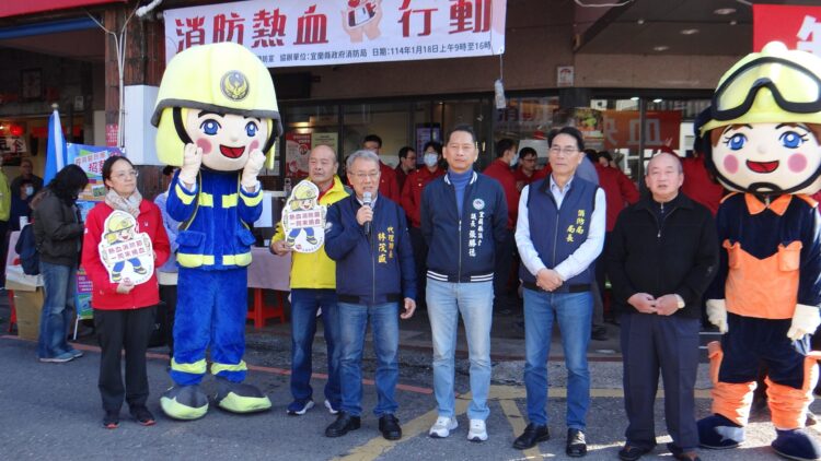 影音╱迎新年「消防熱血行動」 宜蘭打火兄弟踴躍捐血 影音╱迎新年「消防熱血行動」 宜蘭打火兄弟踴躍捐血