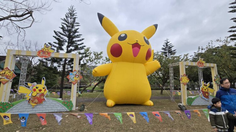 影音╱2025台灣燈會在桃園　五大燈區寶可夢與棒球主題超吸睛