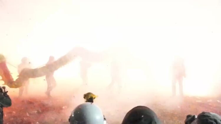 影音╱苗栗元宵節獨特民俗火旁龍