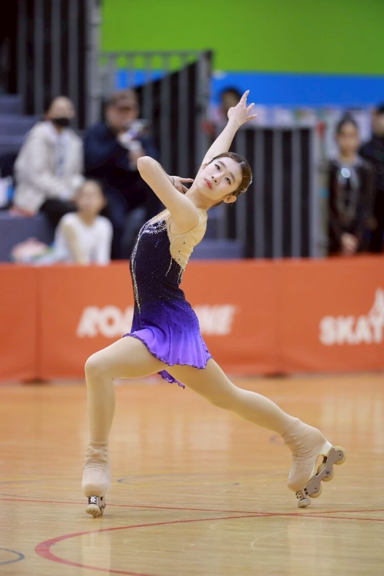 第二屆臺灣國際花式滑輪溜冰公開賽　「台灣王子」陳毅帆、18歲新秀黃詠蘭摘金拿下二連霸