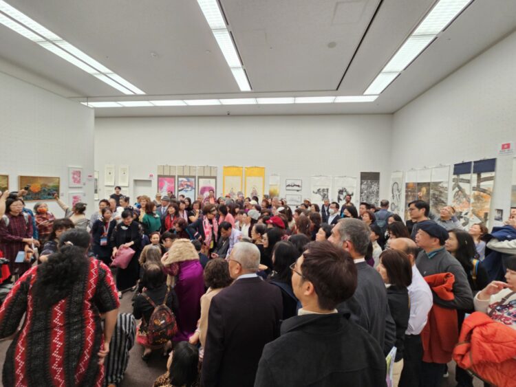 吳欐櫻創作登東京都美術館 下周羅浮宮展墨韻 吳欐櫻創作登東京都美術館 下周羅浮宮展墨韻