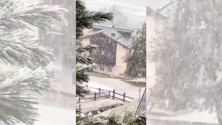 影音／阿爾卑斯山五月罕見海拔1900公尺降起大雪