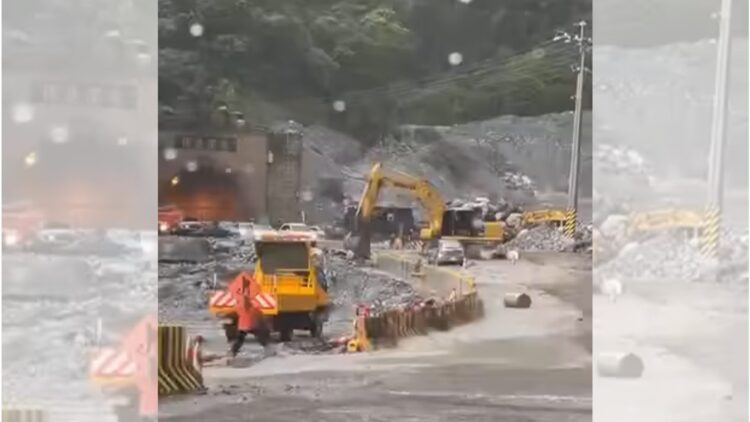 影音/強降雨北迴線雙向中斷 預計今天無法修復完成