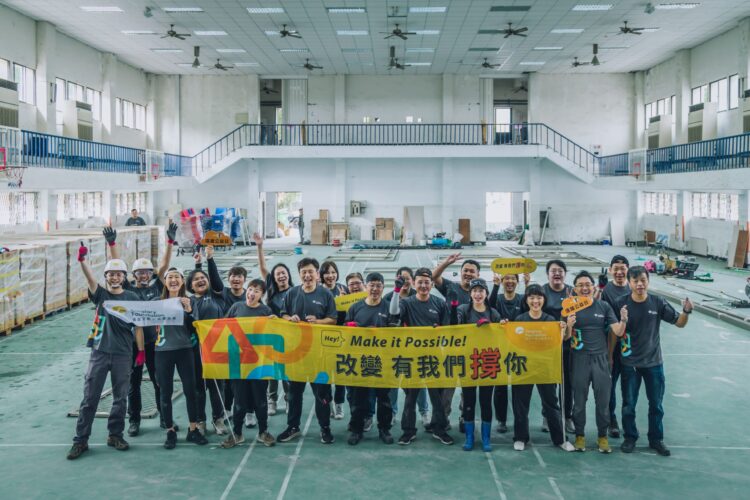 堰塞湖潰壩重創校園 遠雄志工奔走協力修復光復國中 堰塞湖潰壩重創校園 遠雄志工奔走協力修復光復國中