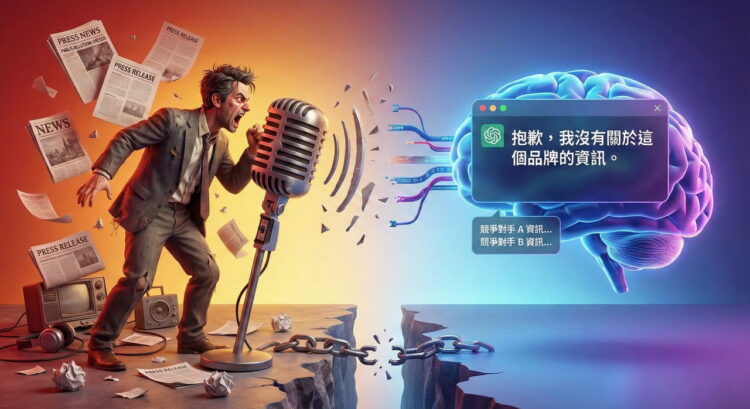 當 AI 搜尋讀不懂你的品牌:公關危機的新戰場 傳統預算是否正在打水漂? 當 AI 搜尋讀不懂你的品牌:公關危機的新戰場 傳統預算是否正在打水漂?