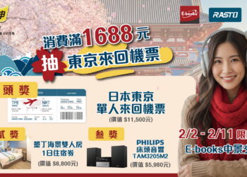 年前升級3C就選這波！中景科技攜手燦坤「中景交心日」滿1,688抽東京來回機票