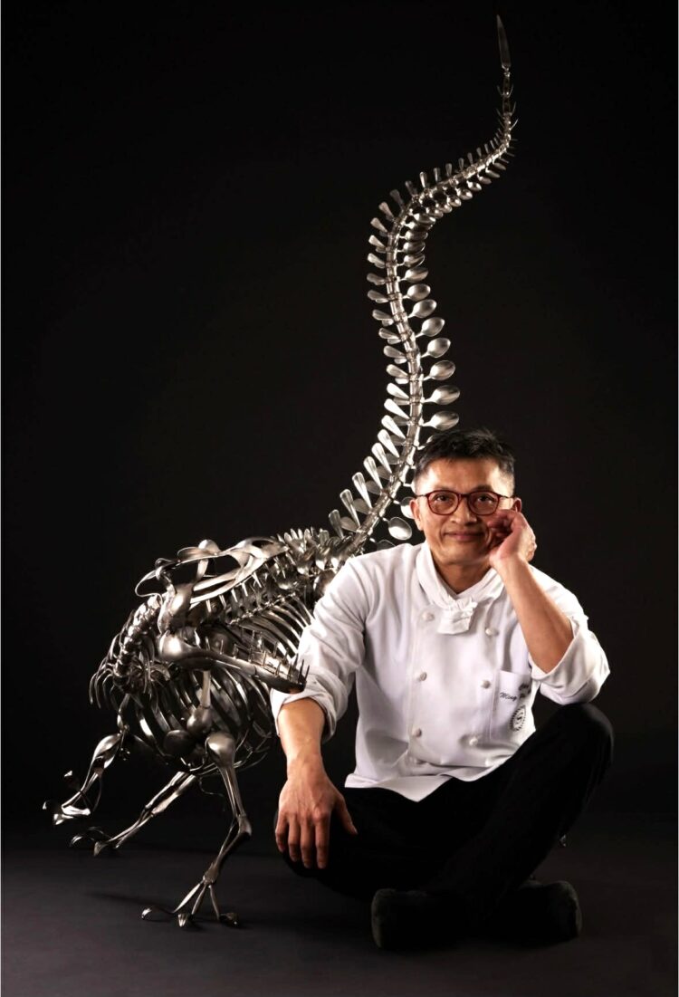 台灣廚師藝術家黃銘波餐廚再生藝向世界 黎明技術學院展至5/25 台灣廚師藝術家黃銘波餐廚再生藝向世界 黎明技術學院展至5/25