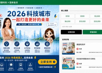 選戰科技化!從街頭掃碼到線上募款全整合 應援科技攜手藍新金流 打造「2026選戰募款神器」 選戰科技化!從街頭掃碼到線上募款全整合 應援科技攜手藍新金流 打造「2026選戰募款神器」