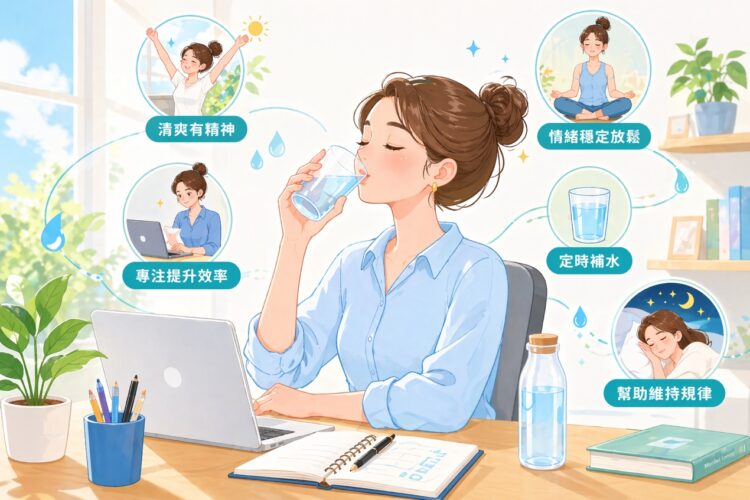 【生活新觀點】補水不只是止渴！家醫科醫師：掌握「清爽補給」兩大關鍵　忙碌生活也能自帶健康感