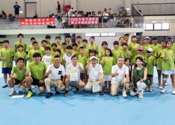 陳迪舉辦第三屆「翰可國際盃網球錦標賽」　免報名費有獎金有便當、運動飲料隨便喝