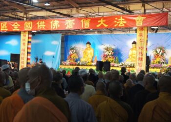 中區全國供佛齋僧大法會盛大登場　法音繚繞共祈國泰民安家家平安